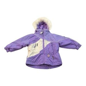 Obermeyer Girls Purple I Grow Ski Jacket Toddler Size 2